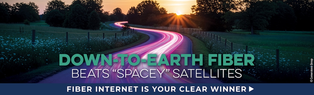 Fiber internet beats spacey satellites